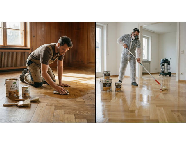 Лак или масло для паркета? Ч.1